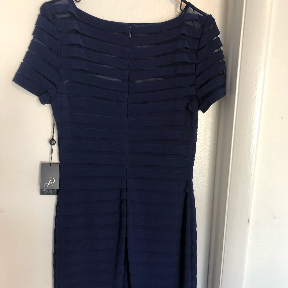 Adrianna Papell royal blue dress